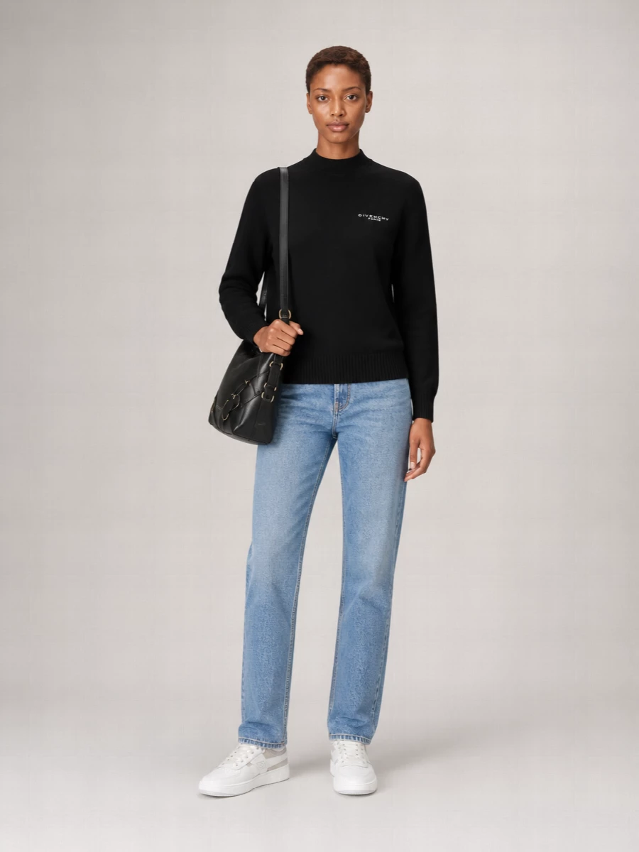Givenchy Cashmere Wool Crew-Neck Sweater
