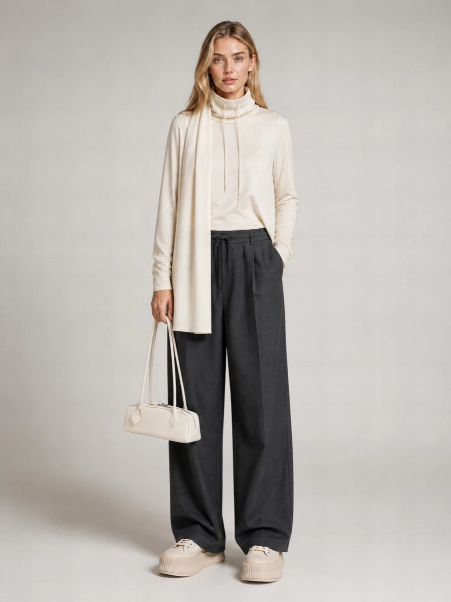 Jil Sander Leather Low-Top Sneakers