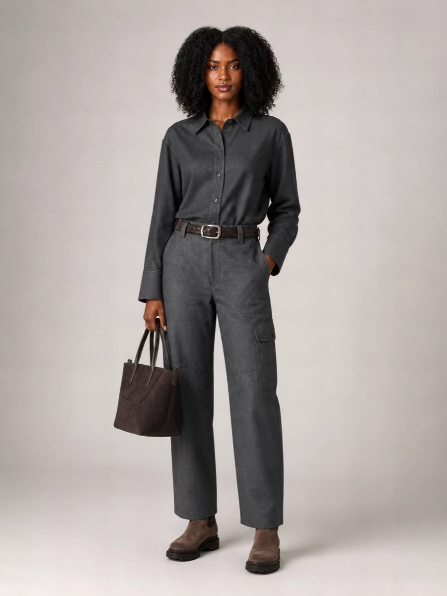 Brunello Cucinelli Wool Tapered Cargo Pants