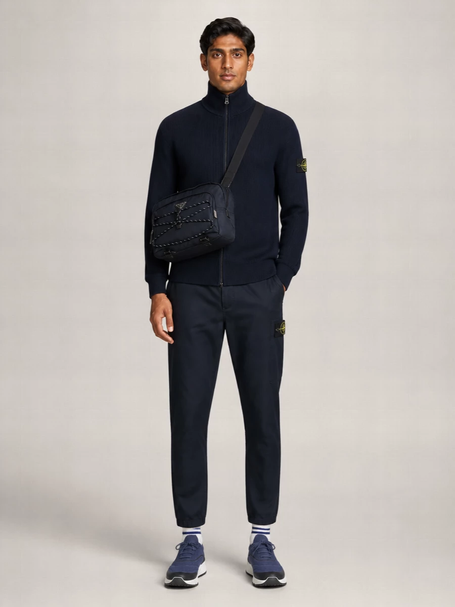 Stone Island Fine-Knit Cotton Sweater