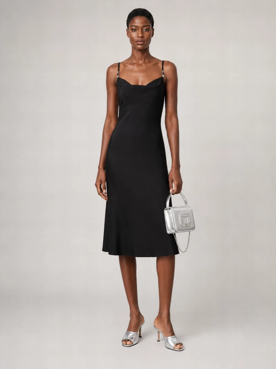 Roger Vivier Leather Micro Shoulder Bag