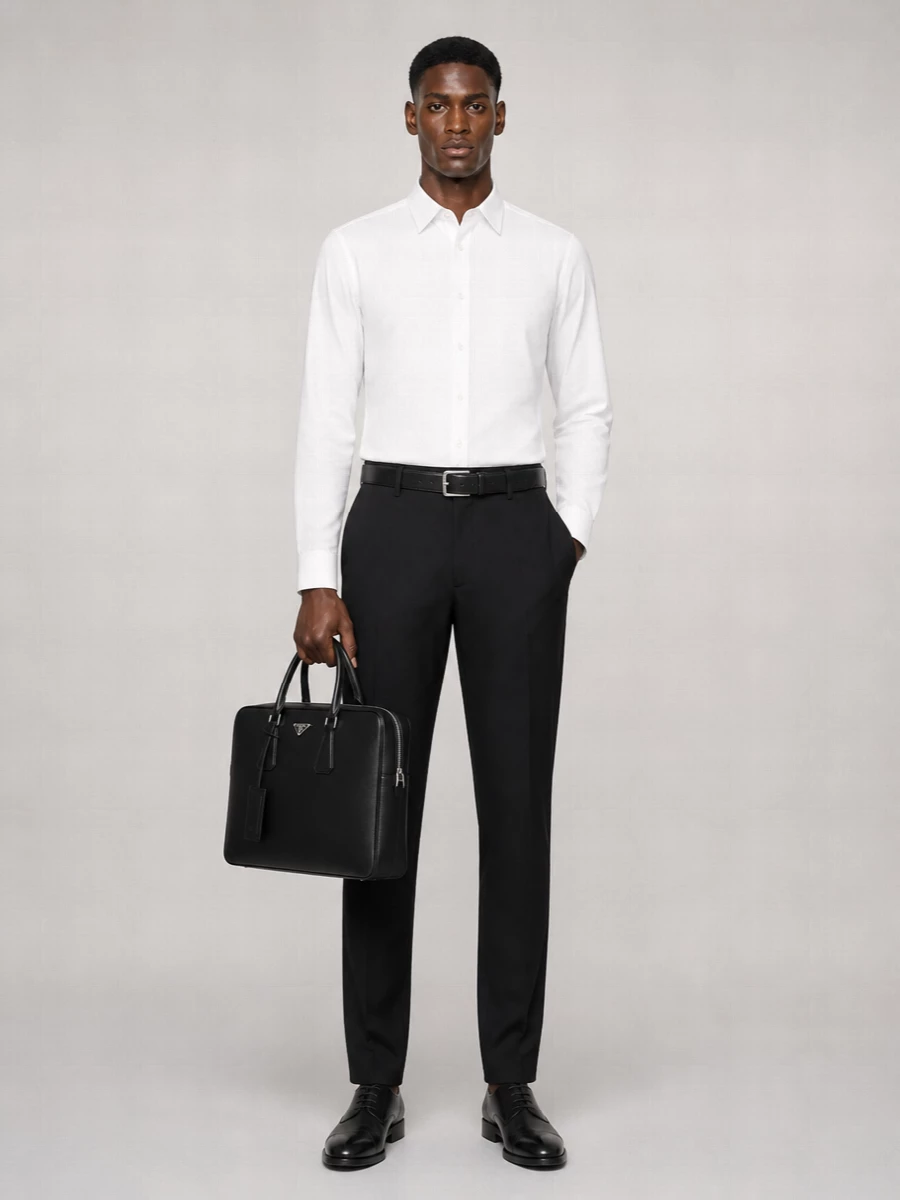 Jil Sander Wool Tapered Cropped Trousers