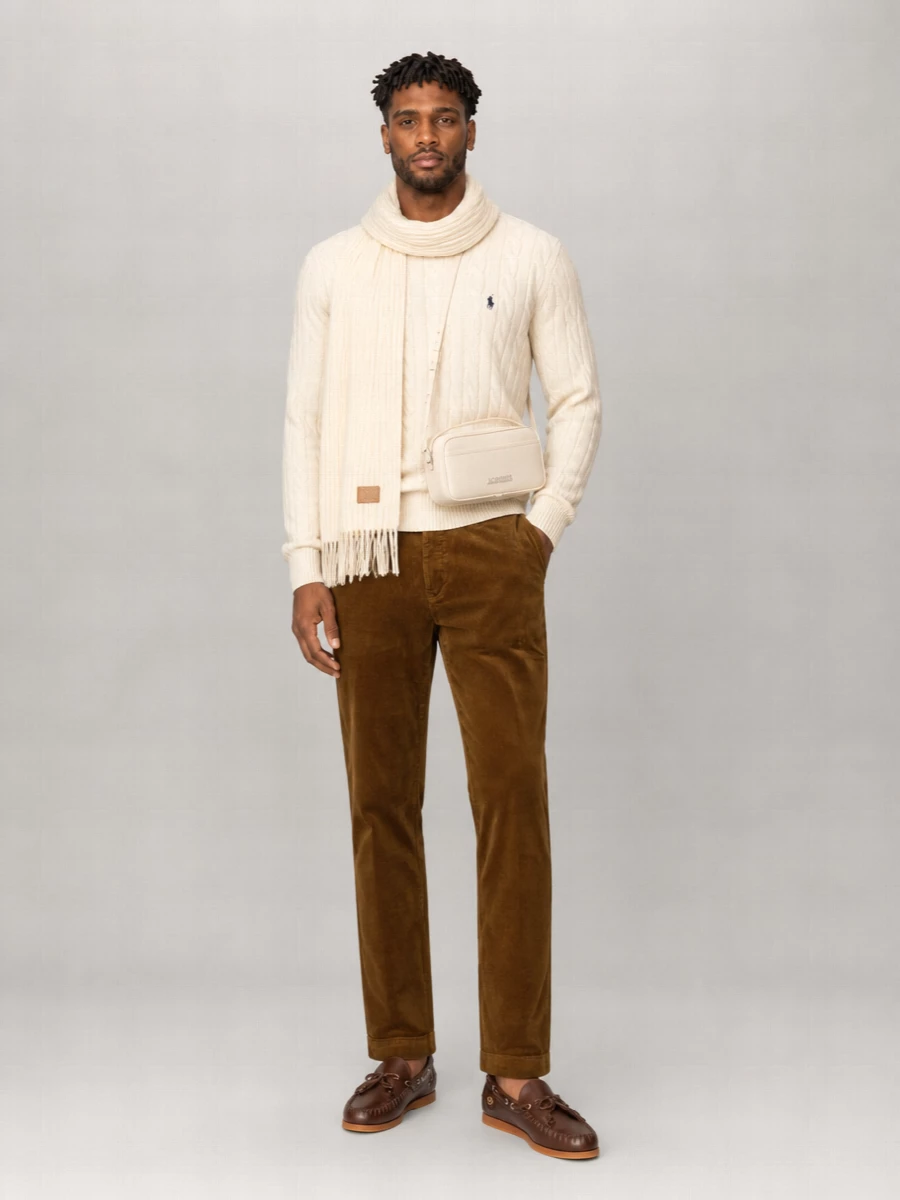 Polo Ralph Lauren Cotton Cable-Knit Crew-Neck Sweater