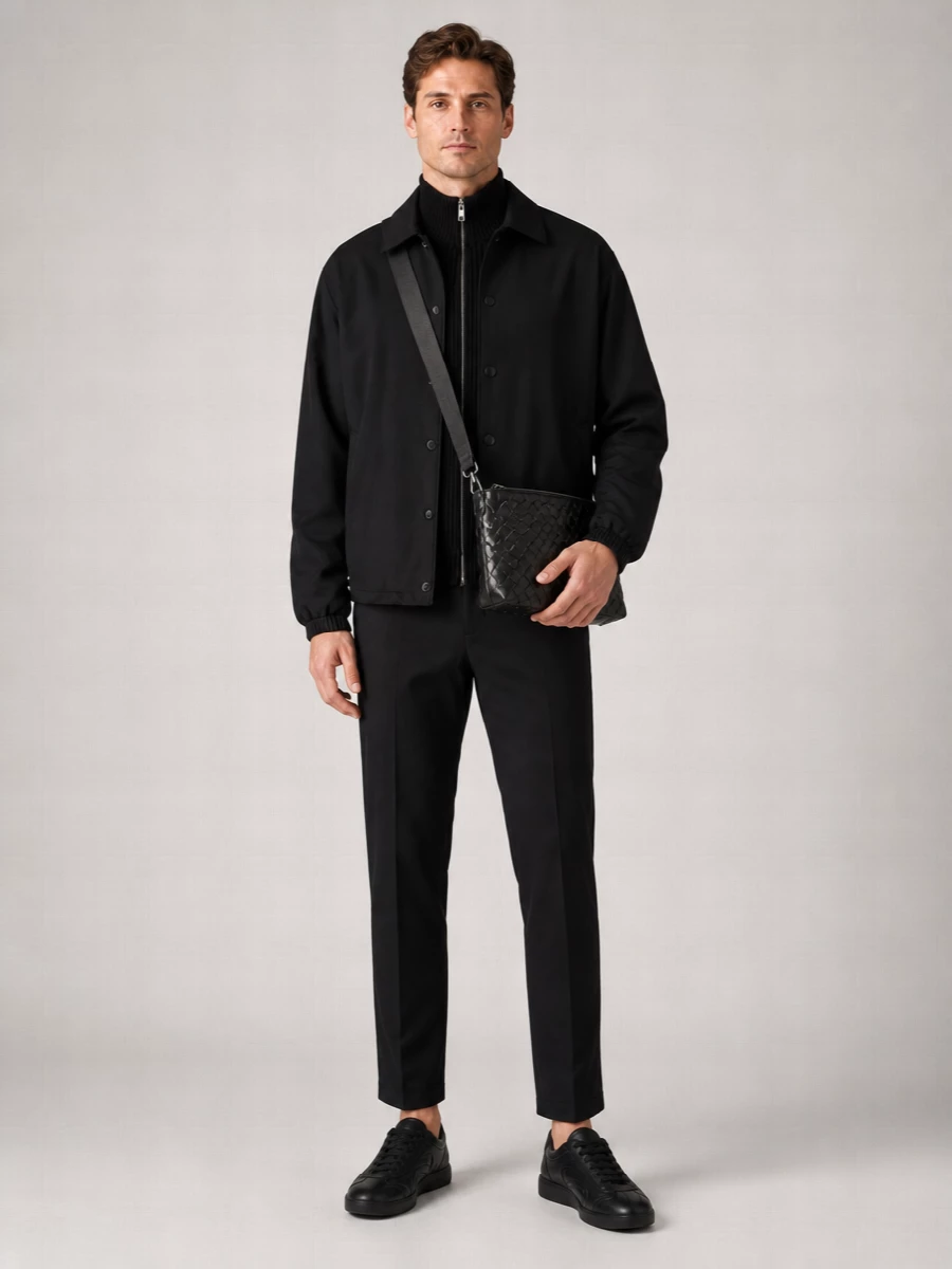 Prada Wool Blend Lightweight Jacket