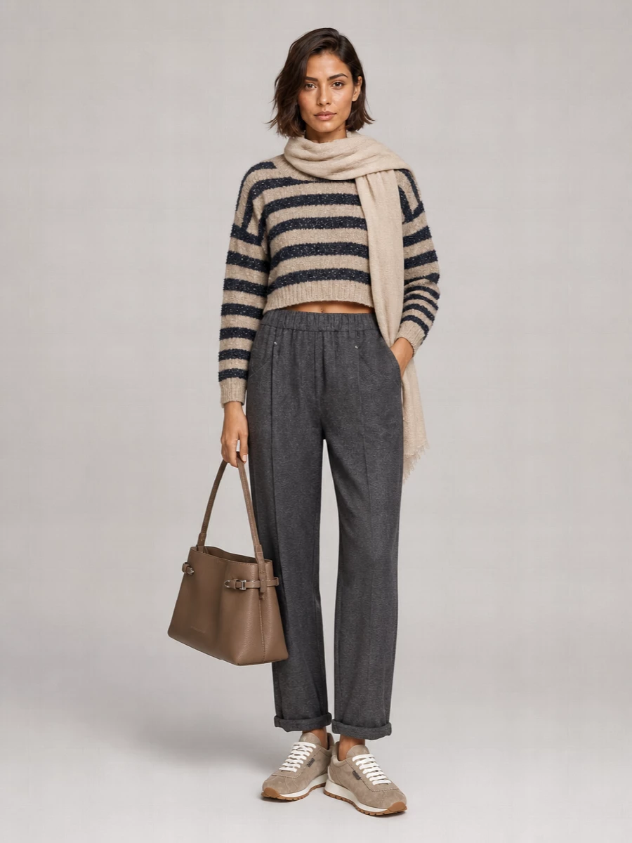 Brunello Cucinelli Suede Lace-Up Sneakers