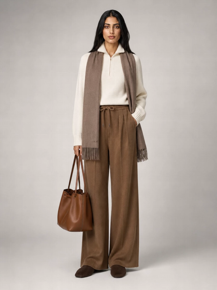 Max Mara cashmere wide-leg trousers