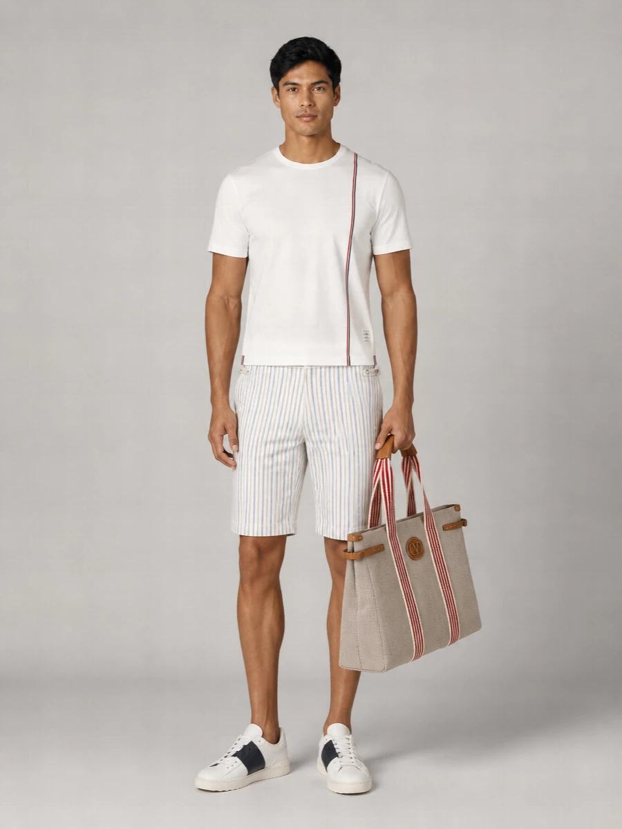 Thom Browne Cotton Short-Sleeve T-Shirt