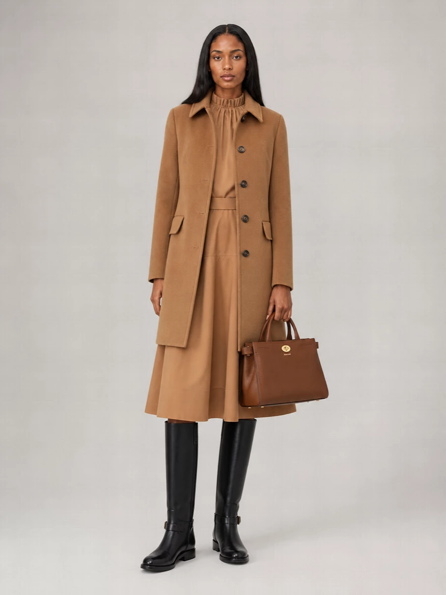 Burberry Leather Knee-High Boots