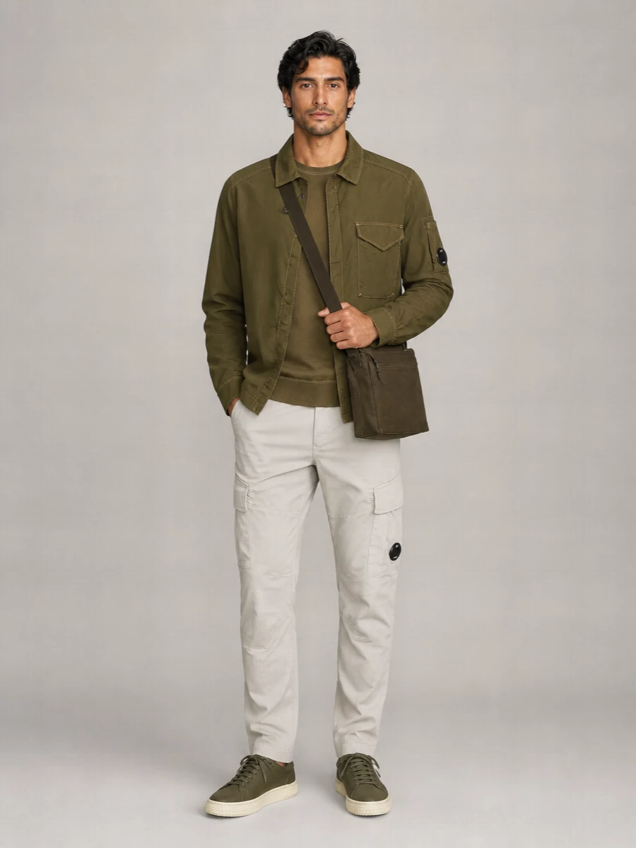 C.p. Company Nylon Zip Overshirt Jacket