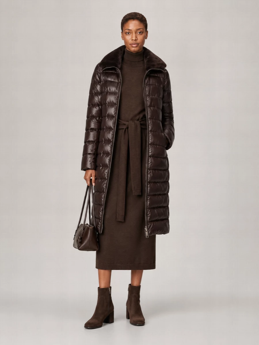 Herno Quilted Long Parka Coat