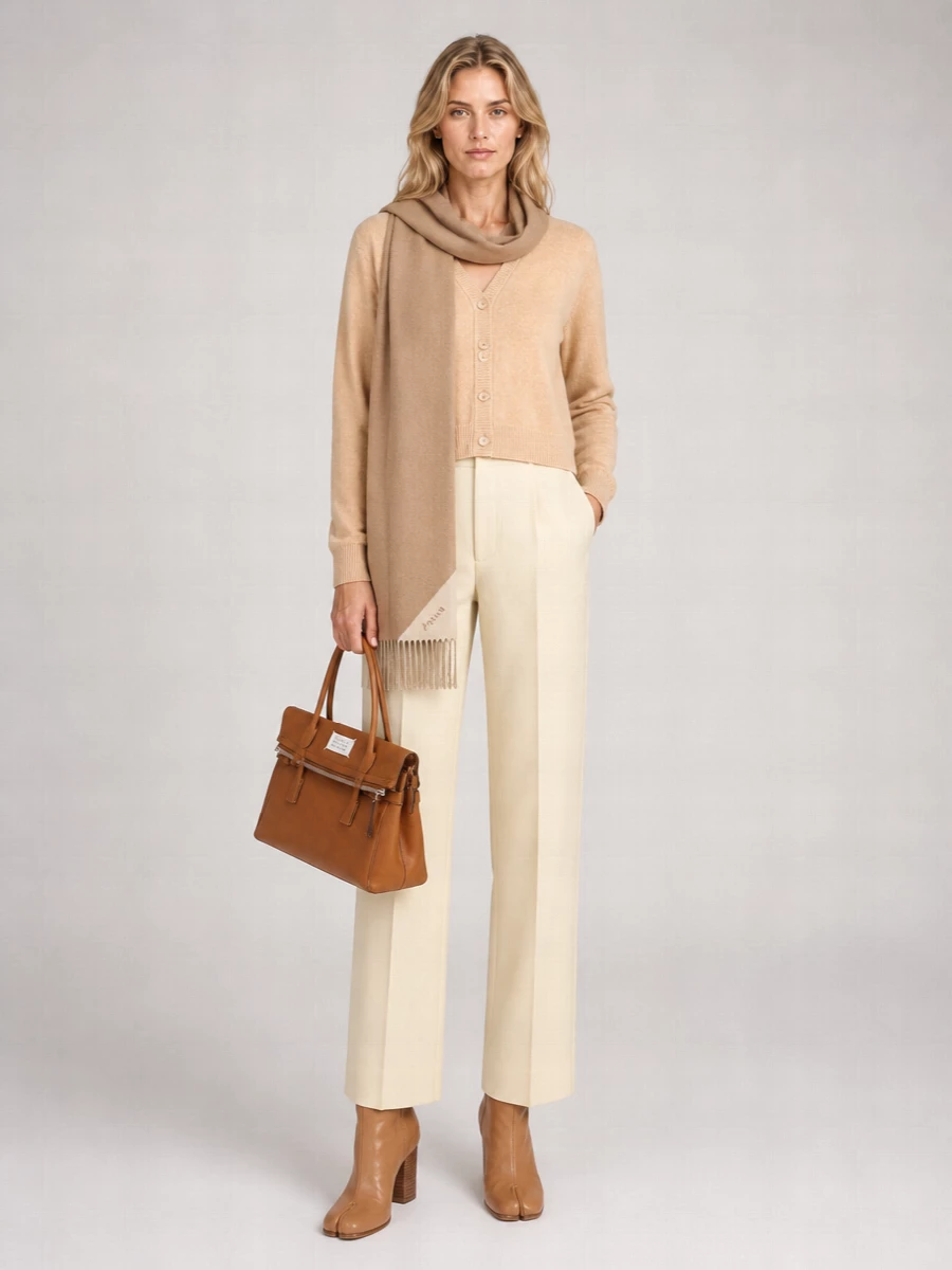 Maison Margiela Wool Crewneck Cardigan