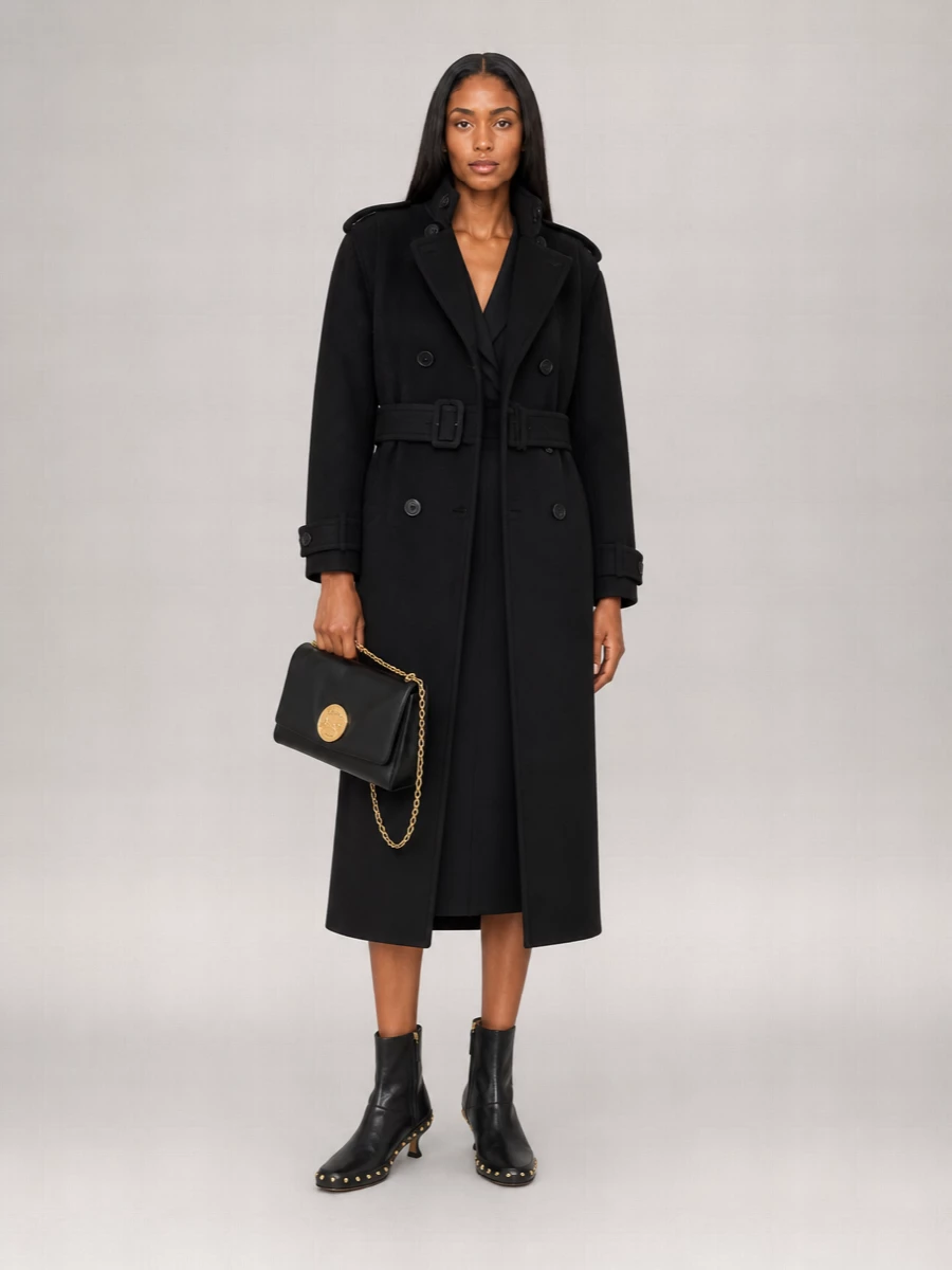 Chloé Wool Double-Breasted Coat