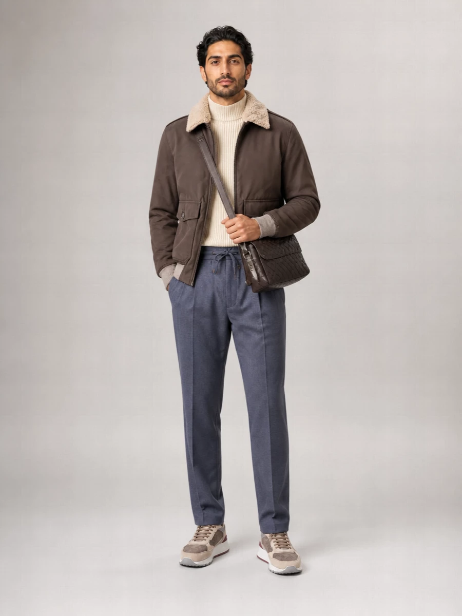 Brunello Cucinelli Water Resistant Bomber Jacket