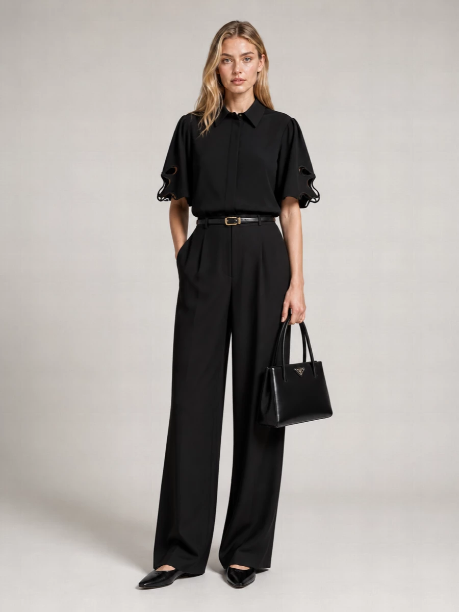 Blumarine wool trousers