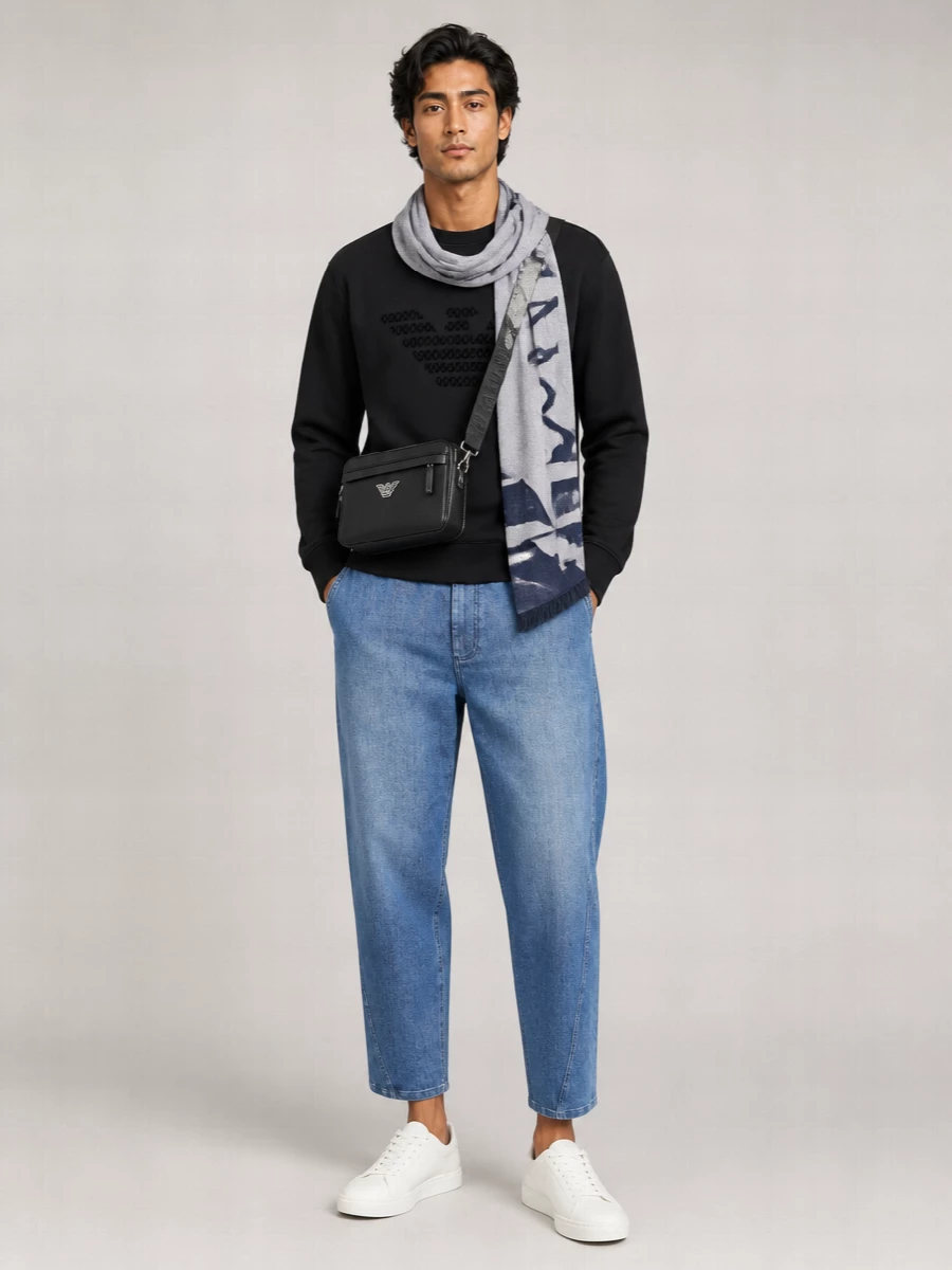 Emporio Armani Wide-Leg Jeans