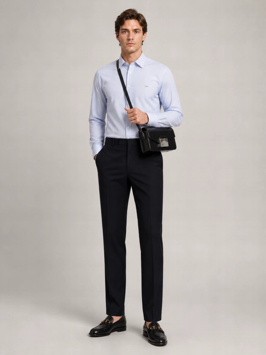 Prada Embroidered Cotton Shirt