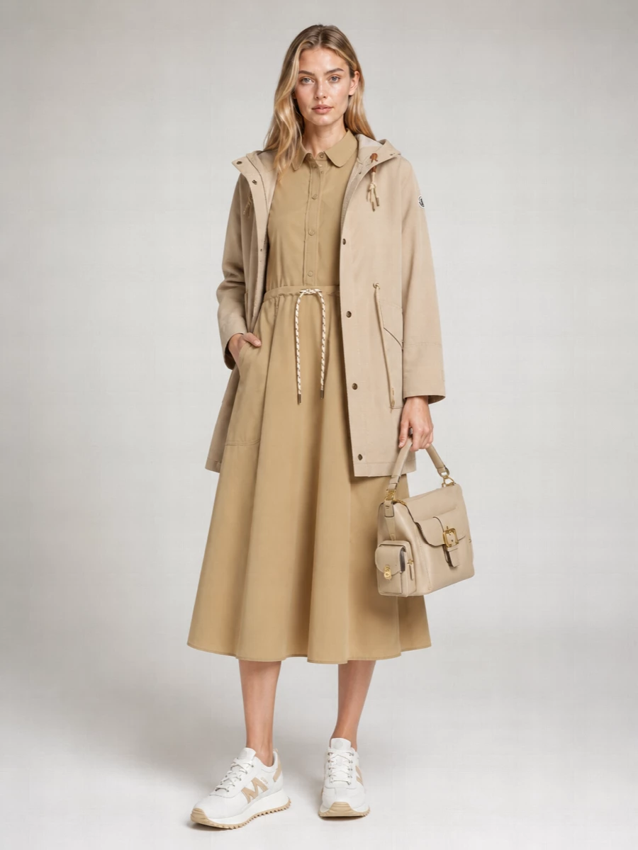 Moncler Cotton Parka Coat