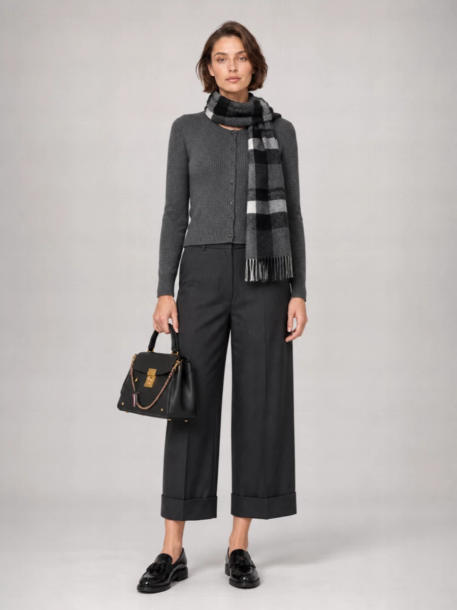 Thom Browne Leather Shoulder Bag