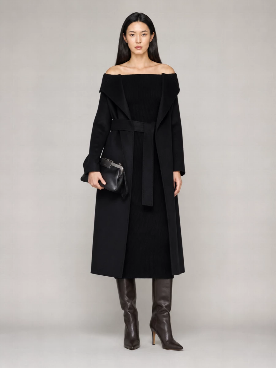 Max Mara Wool Wrap Coat