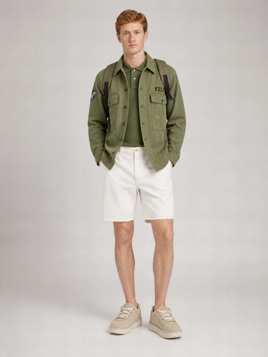 Polo Ralph Lauren Cotton Military Jacket