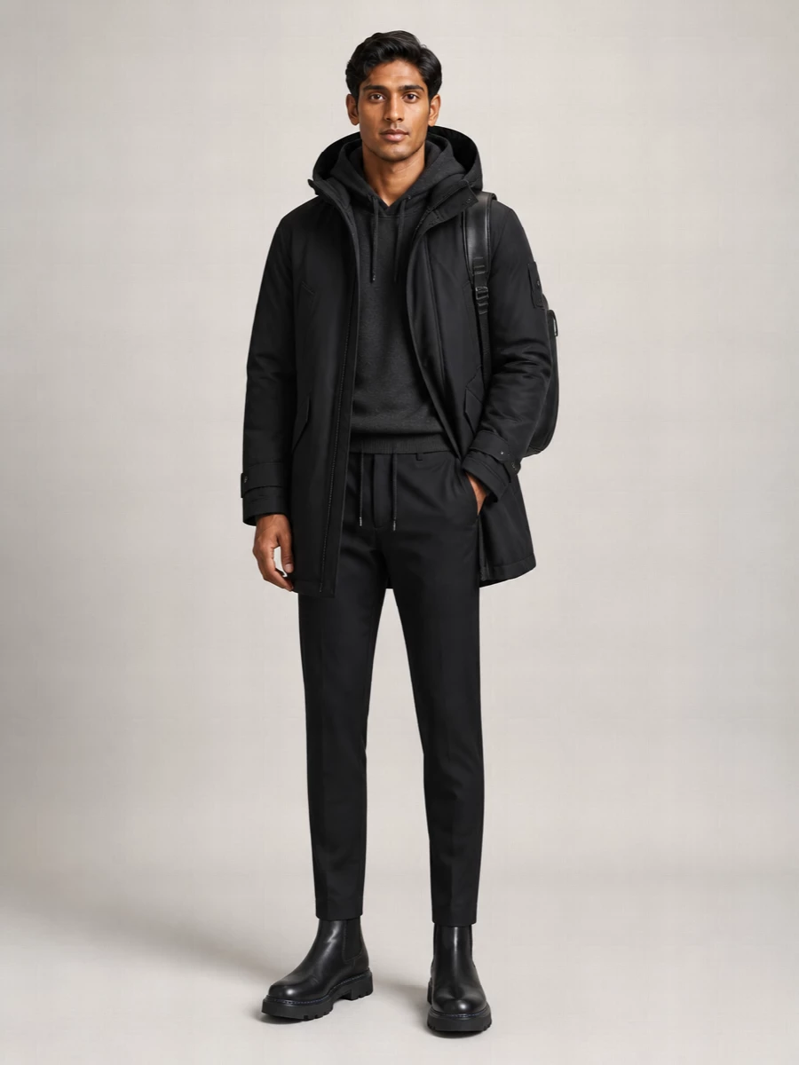 Woolrich High Collar Parka