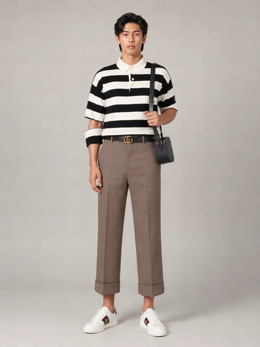 Gucci Leather Clutch Bag