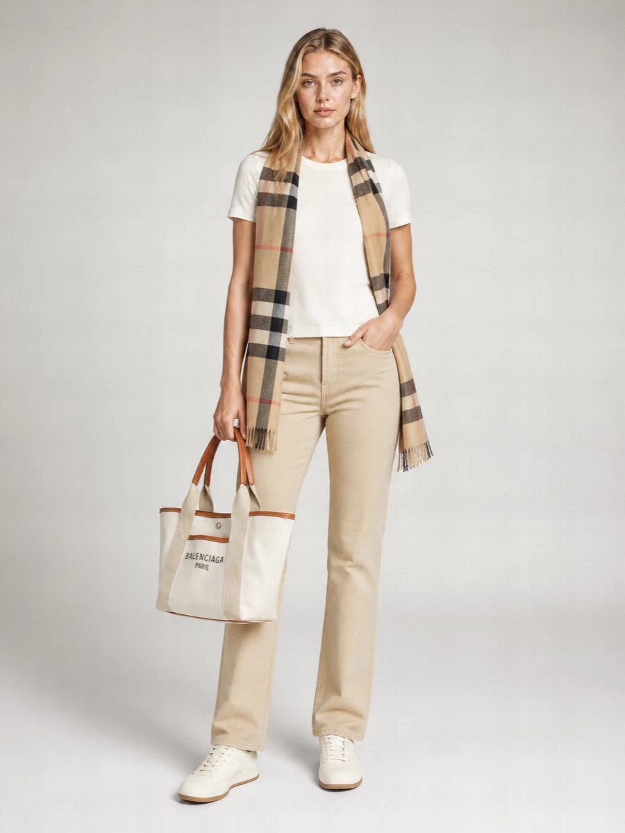 Burberry Cotton Drawstring T-Shirt