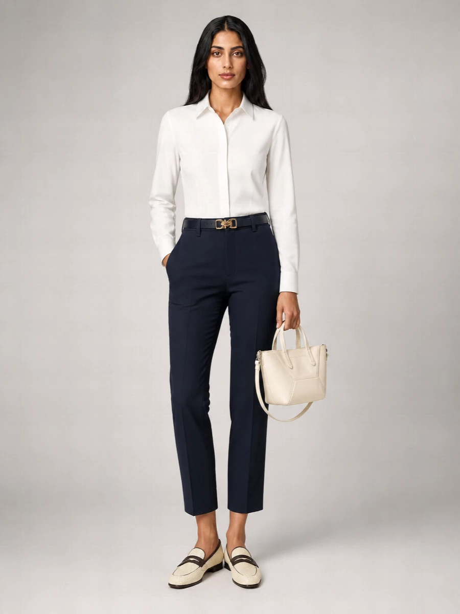 Brunello Cucinelli Cropped Slim-Fit Cigarette Trousers