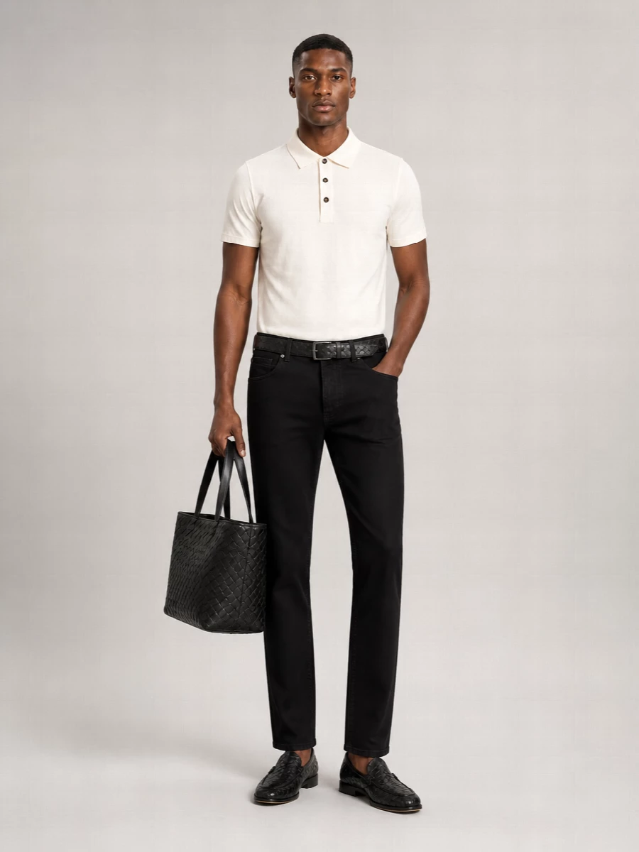 Bottega Veneta Denim Regular-Fit Straight-Leg Jeans