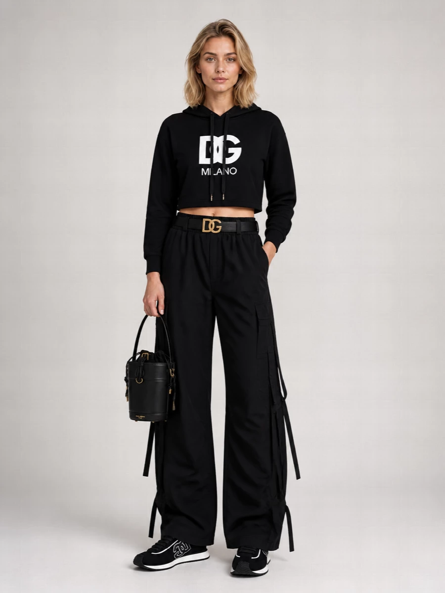 Dolce&Gabbana Capri Calf Leather Bucket Bag