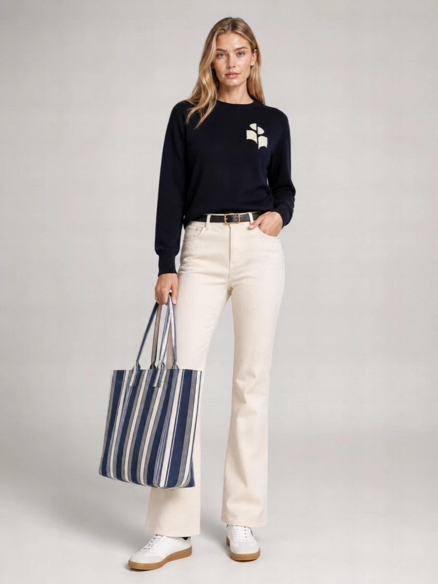 Isabel Marant Etoile Marisans Relaxed Fit Sweater With Drop Shoulders