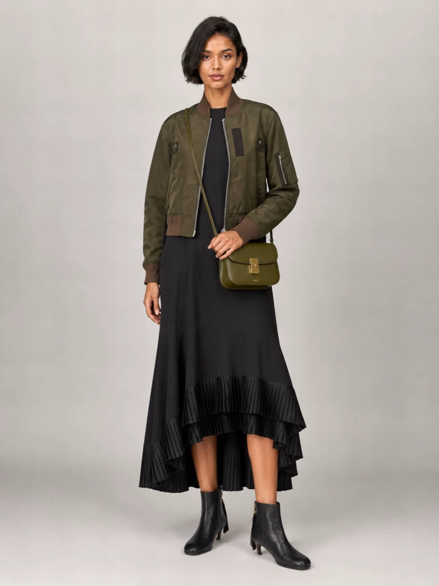 Sacai Leather Ankle Boots