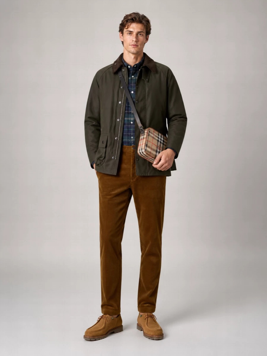 Barbour Waxed Cotton Beaufort Lightweight Jacket