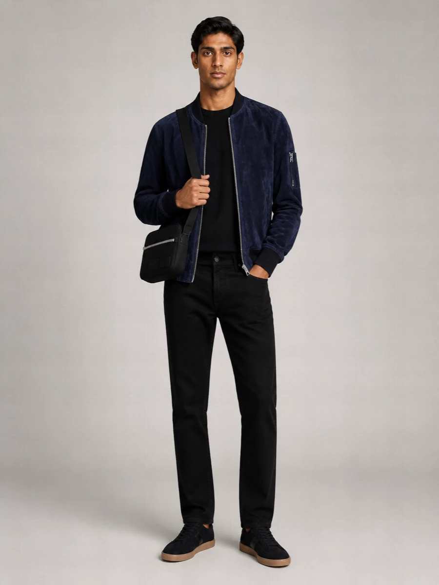 Tom Ford Suede Bomber Jacket
