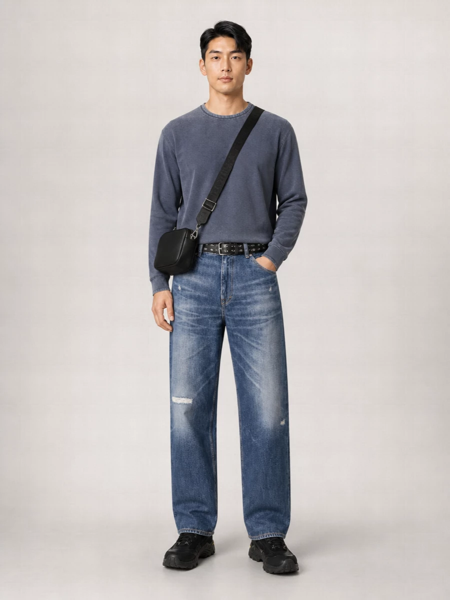 Our Legacy straight-leg denim jeans