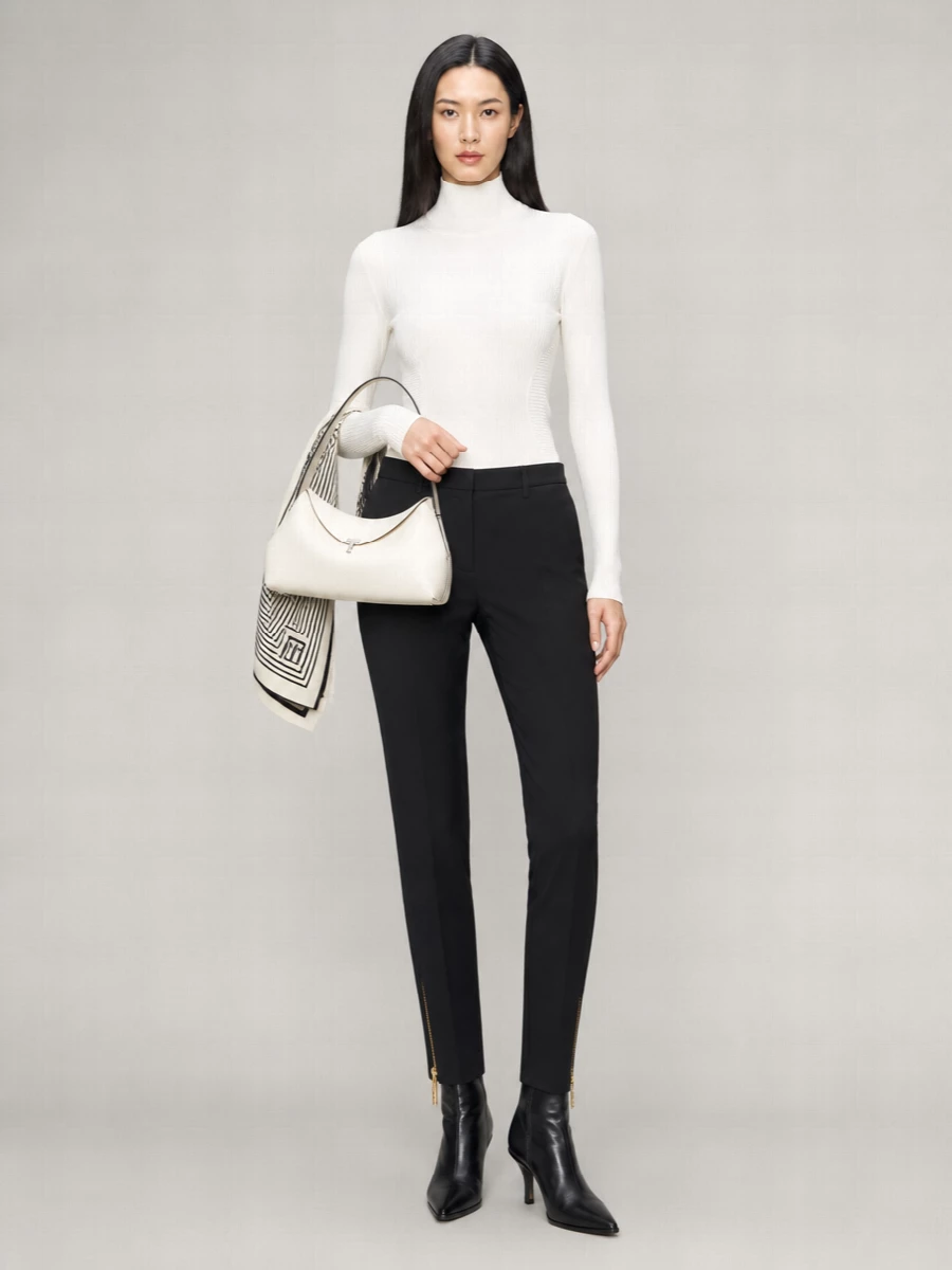Elisabetta Franchi fine-knit long-sleeve bodysuit