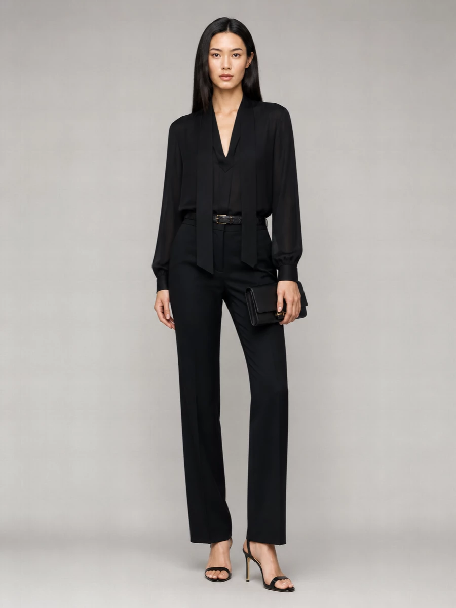 Tom Ford Silk Lavallière Blouse