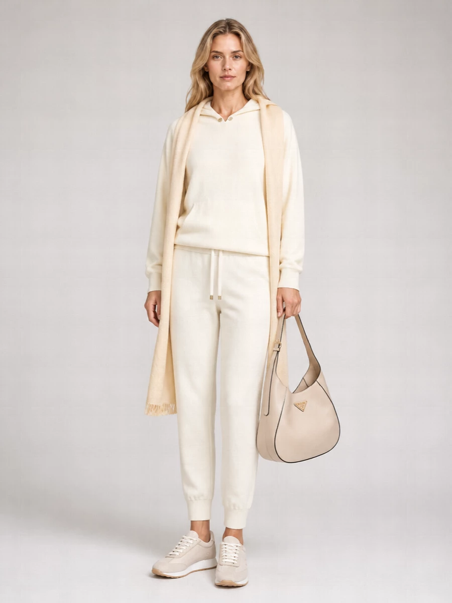 Fabiana Filippi Cashmere Silk Virgin Wool Hoodie
