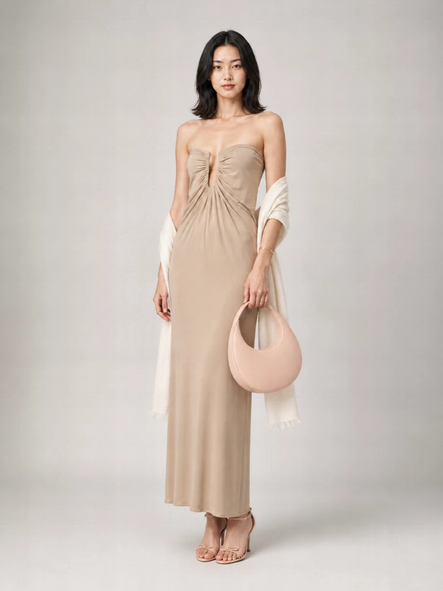 Max Mara Silk Blend Two-Tone Scarf