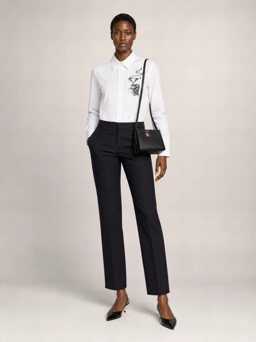 Thom Browne Cotton Long-Sleeve Shirt