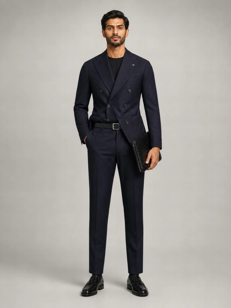 Lardini Virgin Wool Regular-Fit Tailored Trousers