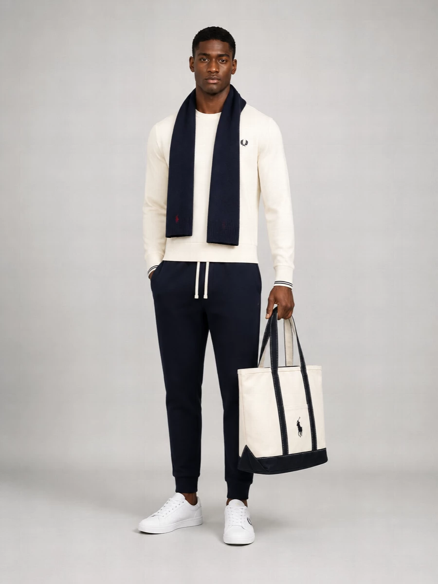 Fred Perry logo sweatshirt