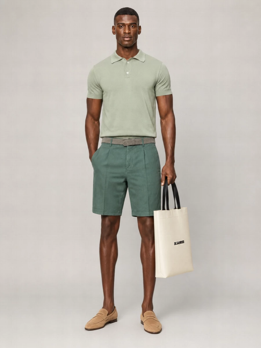 Pt Torino Lyocell Blend Bermuda Shorts
