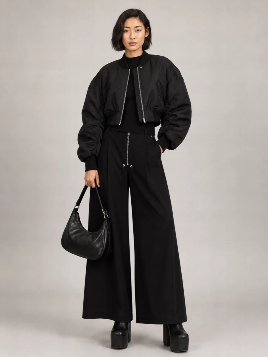 Rick Owens Ribbed Bomber Jacket