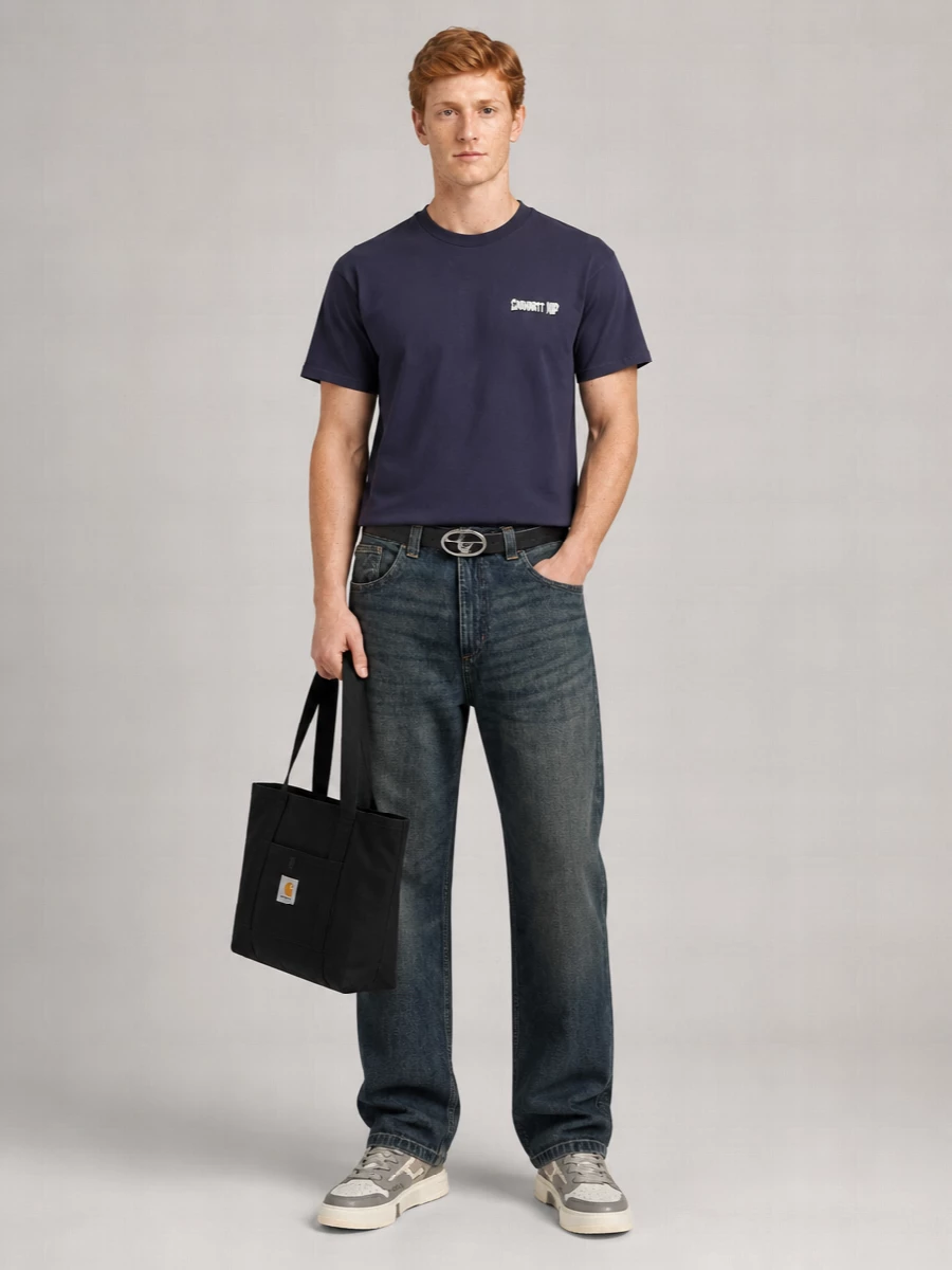 Carhartt Wip 'Brandon' Trousers Featuring Belt Loops