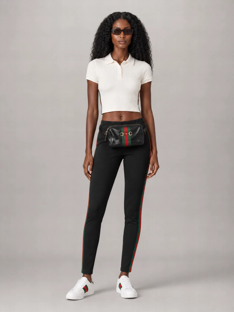 Gucci Nylon Low-Top Sneakers