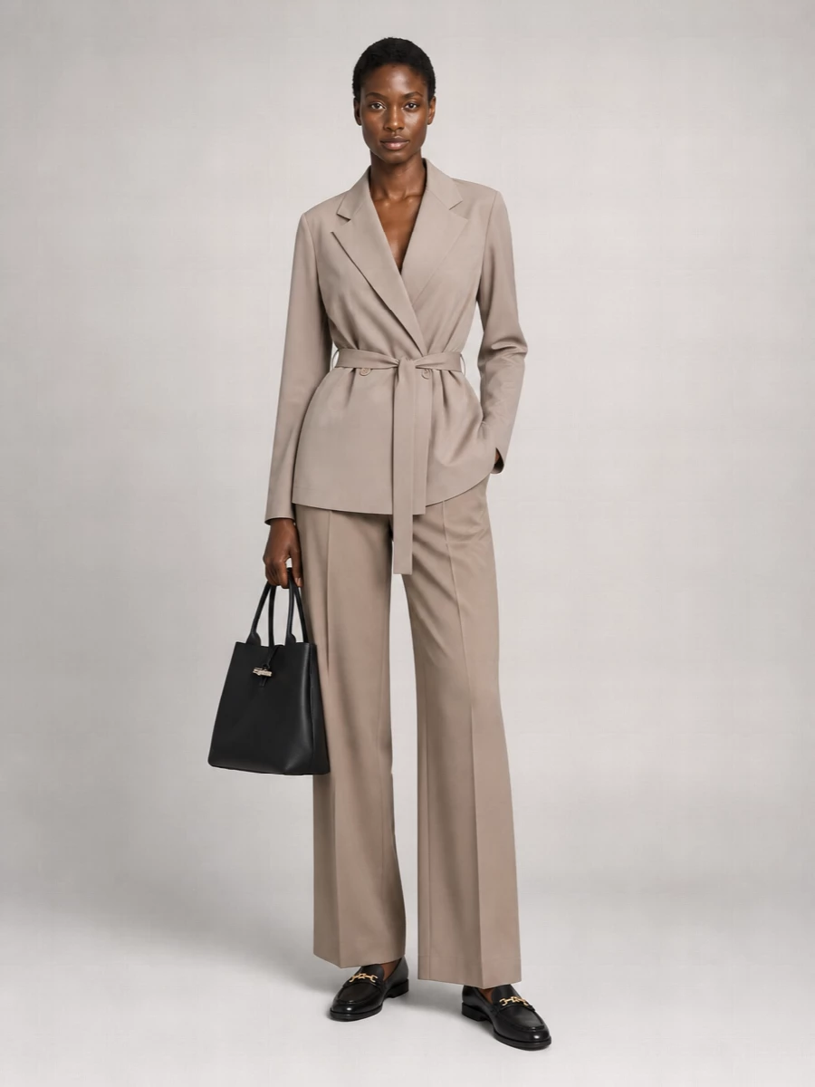 Lardini Pleated Wide-Leg Trousers