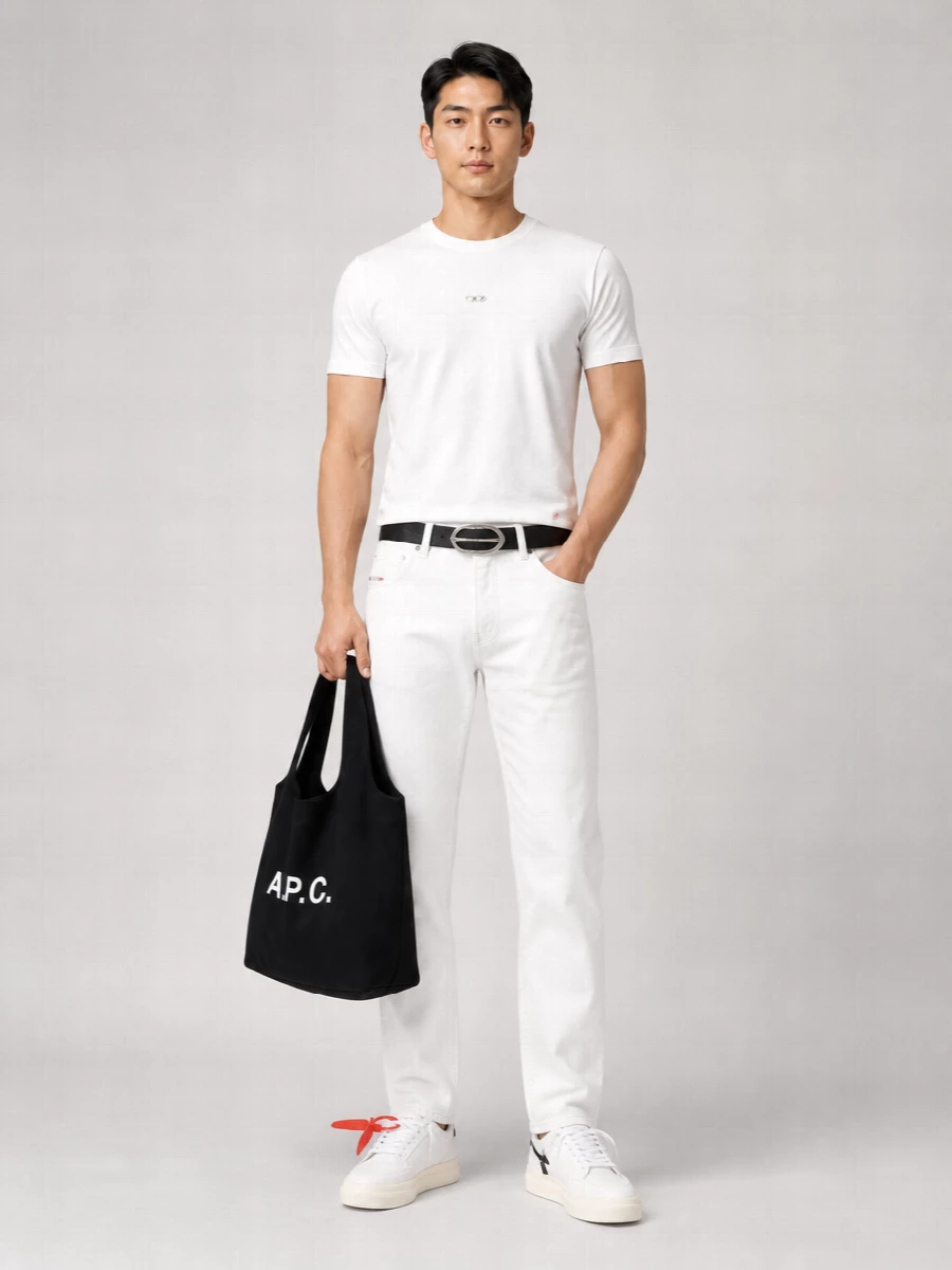 Diesel Denim Slim-Fit Straight-Leg Jeans