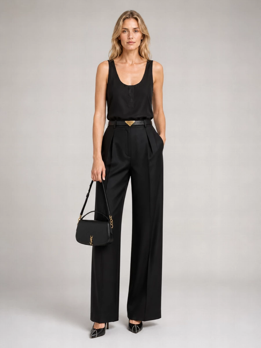 Saint Laurent silk tank top