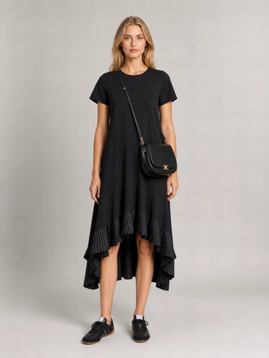 Celine Lambskin Leather Saddle Crossbody Bag